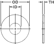 Machine Screw Flat Washer