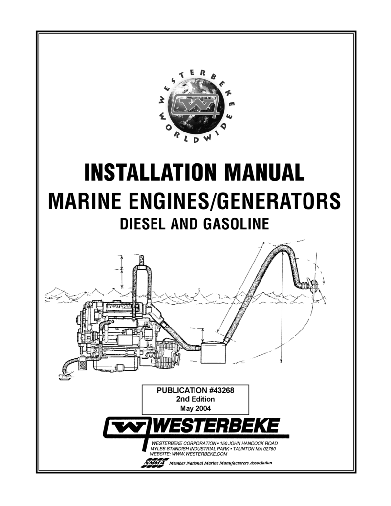 Westerbeke Marine Engine Installation Manual