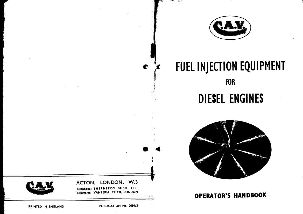 Cav Fuel Injection Equipment