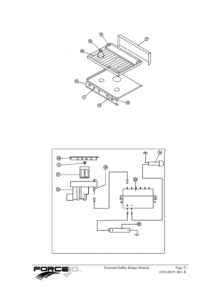 ' Force 10 Stove Manual Eng 0019 Rev B'