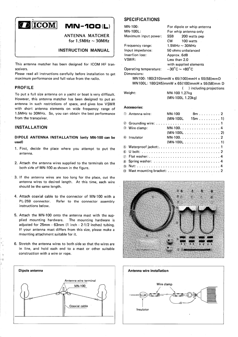 mn 100(l) Antenna Matcher